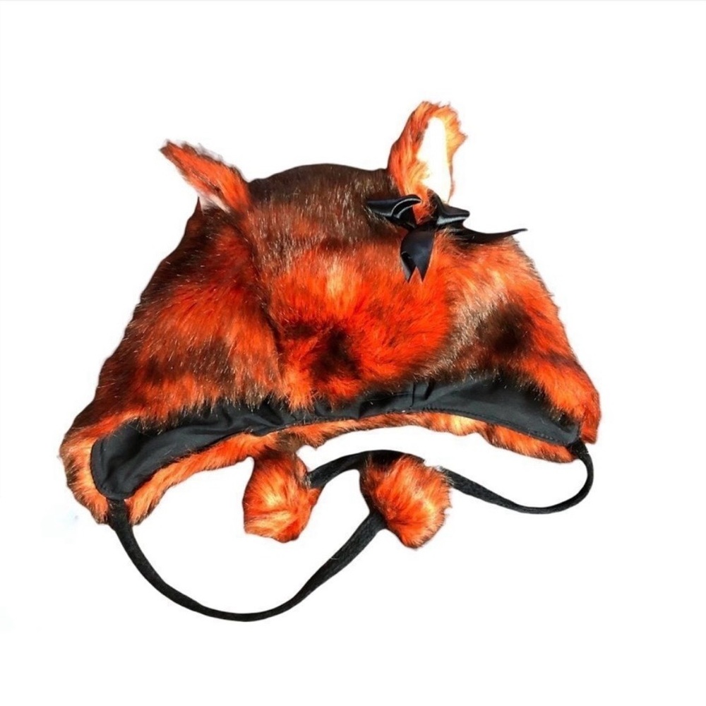 Orange & Black Cat Hat